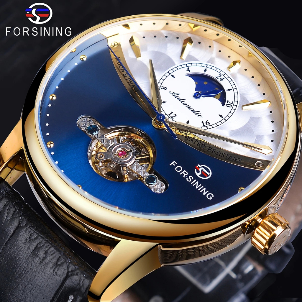 ORO NERO  Orologi Meccanici Automatici Di Marca Forsining Di Alta Qualita Per Uomo E Donna Moda Di~p135609704
