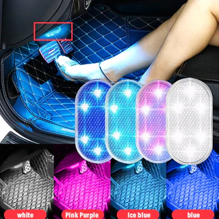 Lâmpada interna do carro dome sensor de toque 5vled atração magnética usb recarregável sensor de luz Três cores opcionai em Oferta na Shopee