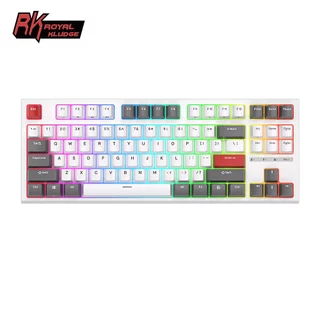 Royal Kludge RK R87 87 Teclas Com Fio Jogo Profissional Hotswap Teclado Mecânico