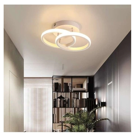 Luminária De Teto Plafon Led Moderna Lustre para Corredor Sala Quarto Cozinha~