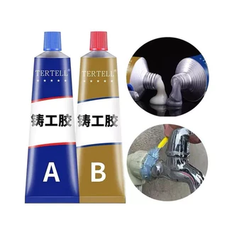 Cola para metal Cola De Reparo Industrial Soldagem A Frio Resistente Ao Calor Pasta De Metal AB