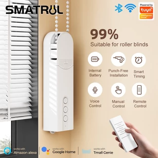 SMATRUL Zigbee WiFi Tuya Motor De Cortina Obturador De Rolo Inteligente Abridor Tempo Mais Próximo Controle De Aplicativ