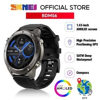 SKMEI GPS Esportes Ao Ar Livre Natação Tela AMOLED À Prova D