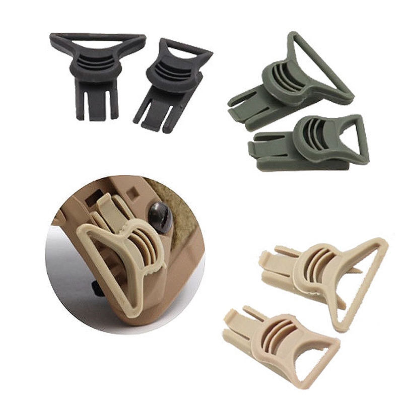 BOOIU Tático Ferroviário Óculos Fivela Adaptador Rápido MICH Capacete Multifuncional Arco Acessórios