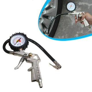 Calibrador De Pneus Portátil Carro Moto Flexível Manômetro BT-369