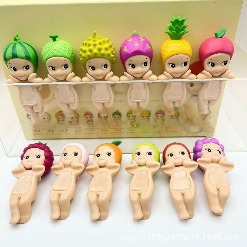 12 Pçs/Set 8cm Japão Anime Personagem Bens Sonny Angel Fruit