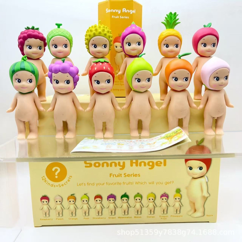 12 Pçs/Set 8cm Japão Anime Personagem Bens Sonny Angel Fruit