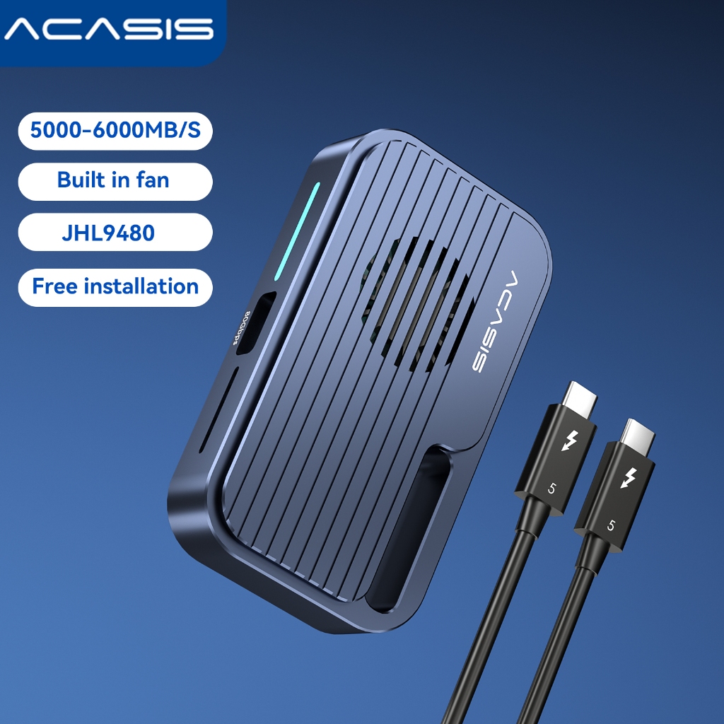 Gabinete SSD ACASIS 80 Gbps M . 2 NVMe Compatível Com Gabinete SSD ACASIS 80 Gbps M . 2 NVMe Compatível Com