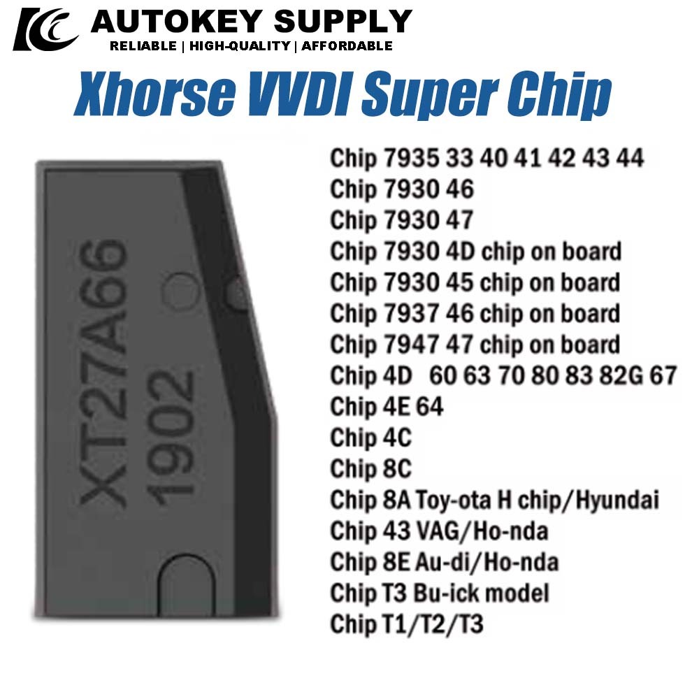 10 PCS Xhorse VVDI Super Chip XT27A XT27 XT27A01 Transponder Para