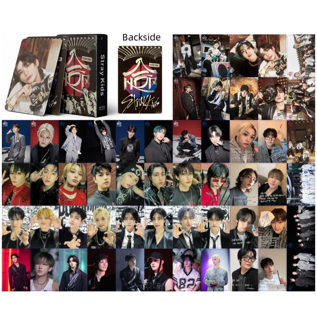 55pcs STRAY KIDS SKZ HOP Lomo Cartões ATE Perder My Breath Magic