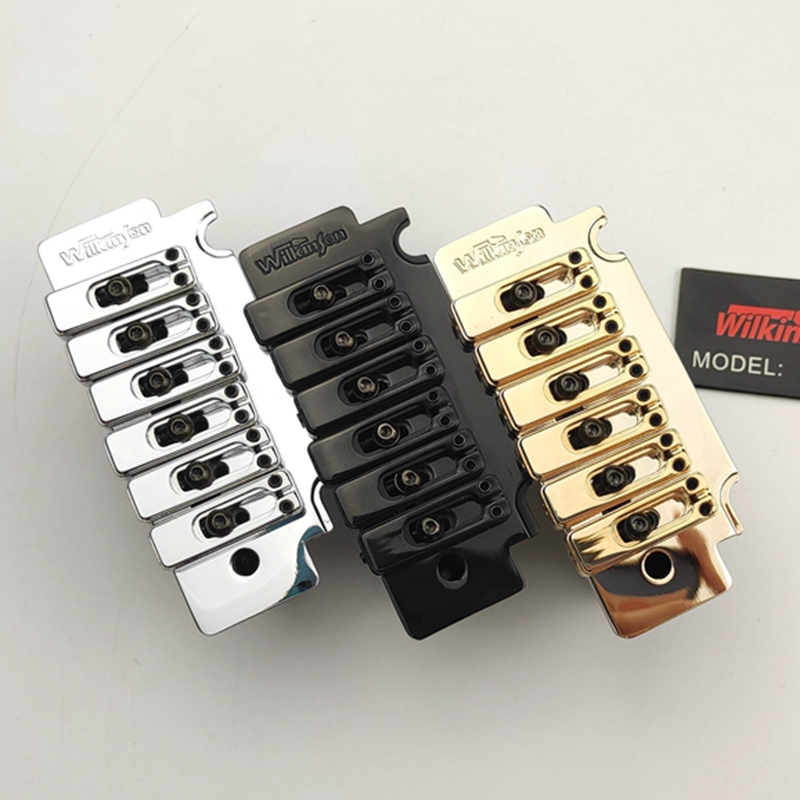 Nova Ponte Wilkinson WVS50K Guita Tremolo Com Selas De Cetim Combinando Em Preto , Dourado Ou Cromado Da Coreia