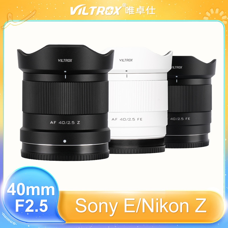Lente Viltrox 40mm F2.5 Full Frame Foco Automático STM Prime Para Nikon ...