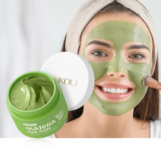 LAIKOU Matcha Mud Mask 25g Controle De Óleo Limpeza Profunda Sujeira Hidratante em Oferta na Shopee