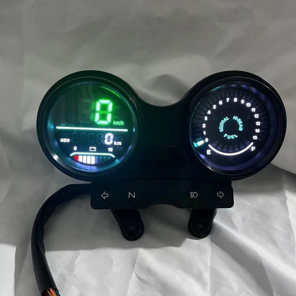 Para YAMAHA RXZ Catalisador Catal 5pv YBR125 YBR 125 Medidor Digital ...