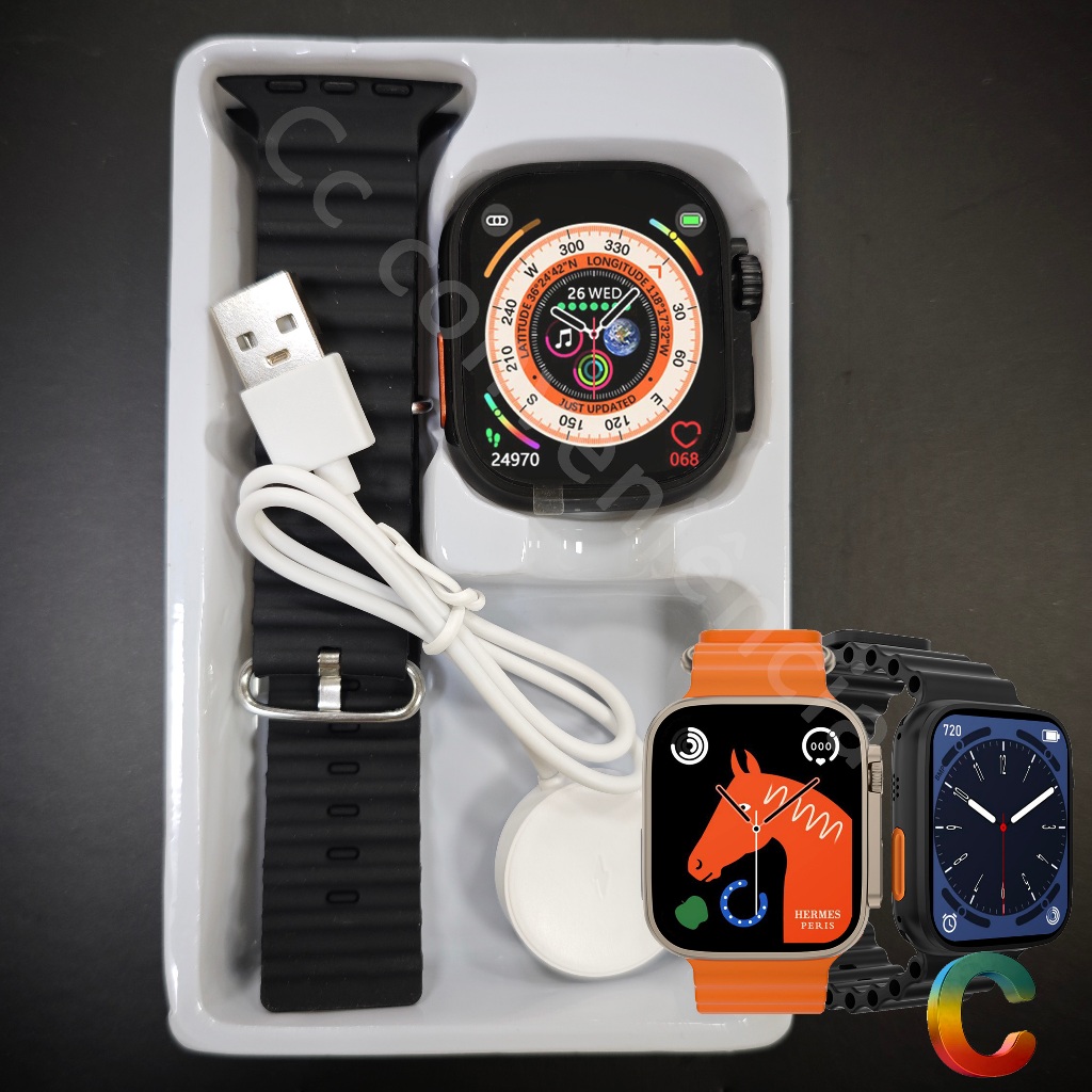 Relógio Ultra 49mm Smartwatch Inteligente 8 W68 Modo Esportivo Lembrete ...