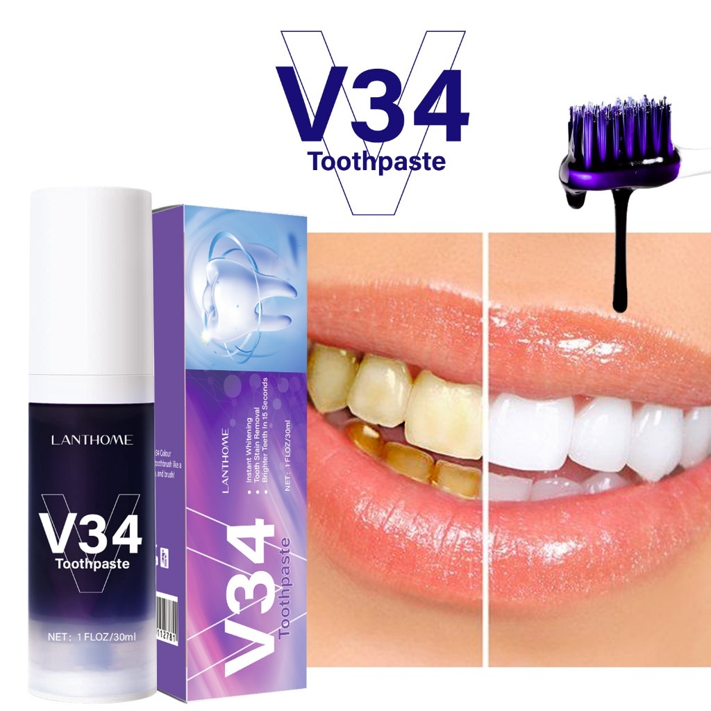 Imagem do produto Mousse De Limpeza Pasta Dentífrica Roxa 50ml De Dentes 30ml 4