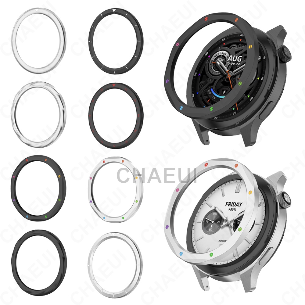 Acessórios De Cobertura De Anel De Moldura De Metal Com Aço Inoxidável Para Xiaomi Watch S3 / Xiaomi Watch S4