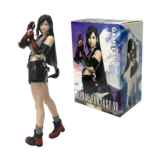 20cm Final Fantasia VII Figura De Jogo TifaLockhart Luta Deusa Tifa PVC Figuras De Ação Modelo Decoração De Mesa Boneca 
