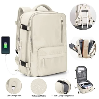 Mochila De Viagem Feminina Masculina Multifuncional Reforçada À Prova D