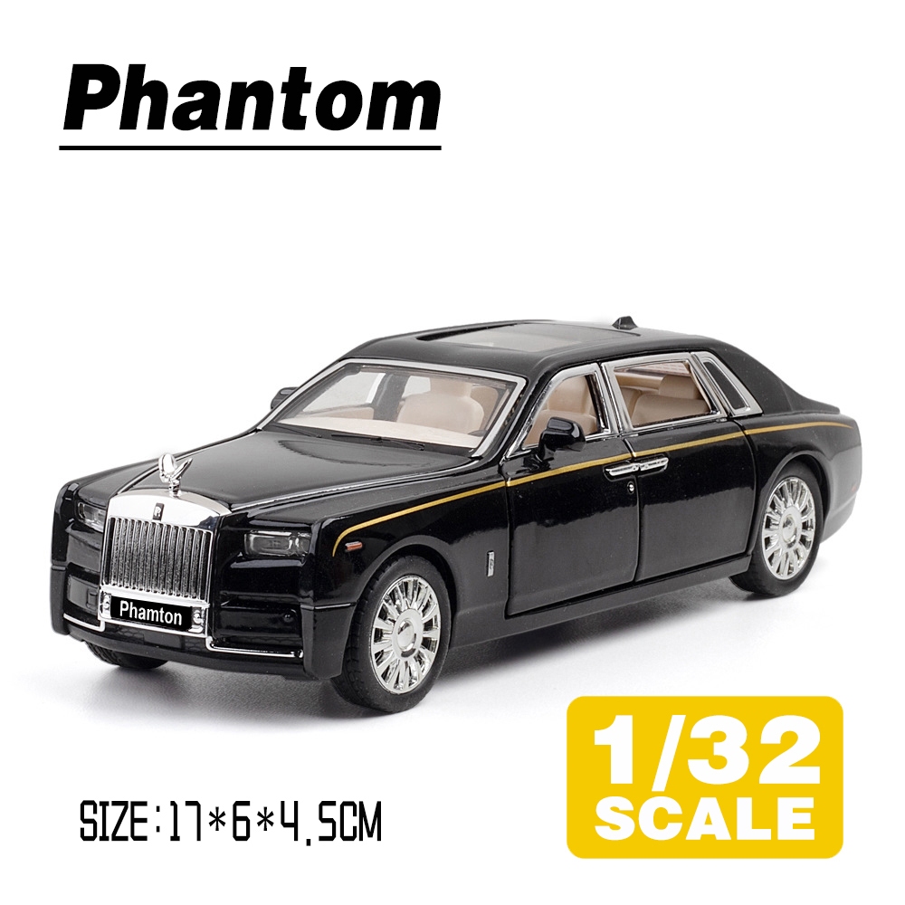 ミニカー Rolls Royce Phantom 1/32 KLT 1 : 32 Rolls-Royce Phantom Diecast Modelo Carro Liga Carros