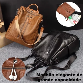 Grande Moda Feminina Mochila Bolsa De Viagem Mochila De Couro Sintético Casa Trabalho Viagem Adequado
