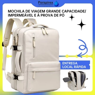 Grande Mochila De Viagem Feminina Multifuncional Impermeável Reforçada Expansível para Trilha Esportiva