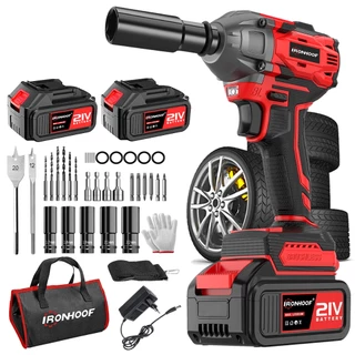 520Nm Chave De Impacto a Bateria Potente Brushless Profissional Parafusadeira De Impacto 21V Bivolt