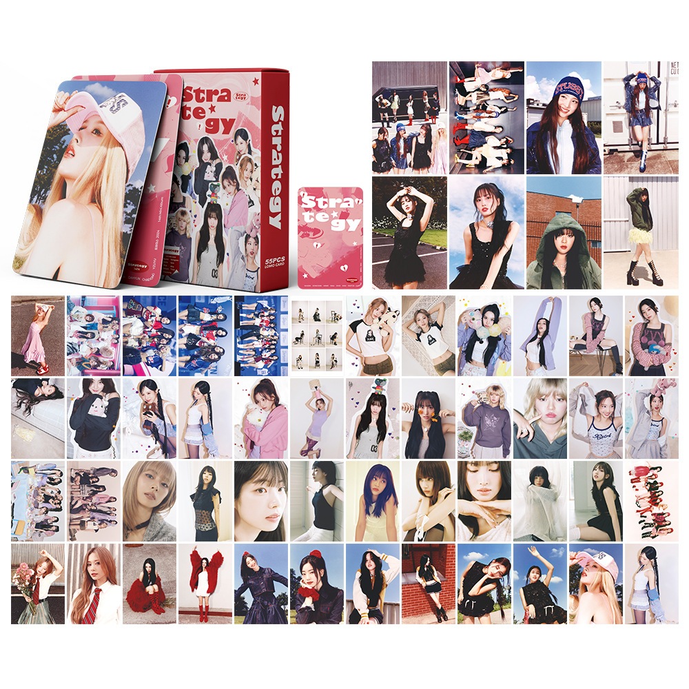 55pcs/box TWICE READY TO BE 2023 Album Photocards SET ME FREE Lomo