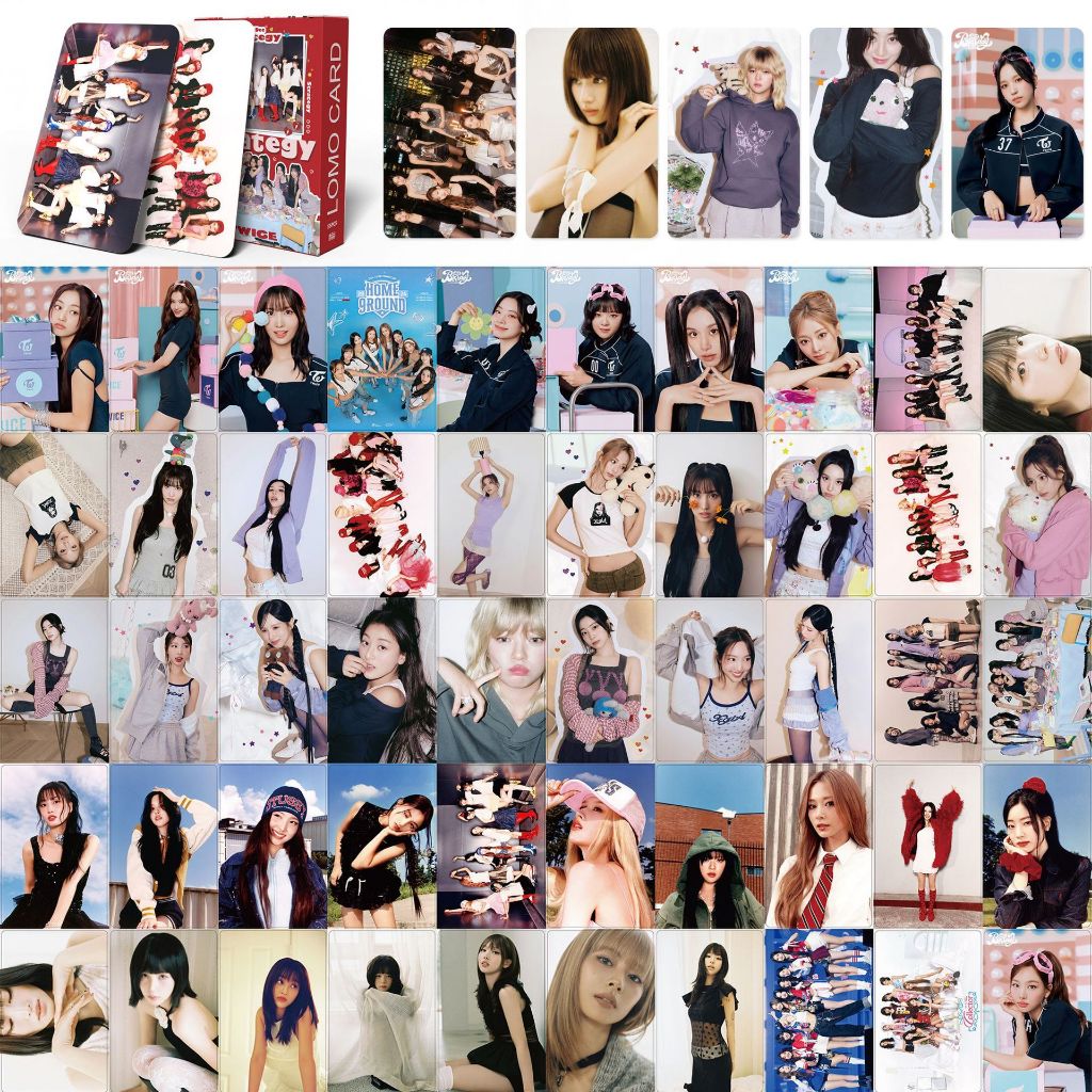 55pcs/box TWICE READY TO BE 2023 Album Photocards SET ME FREE Lomo