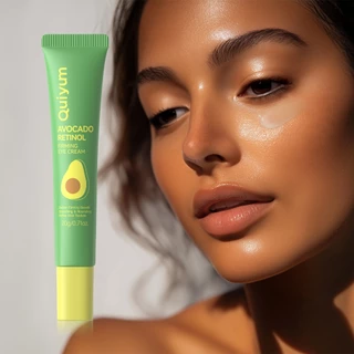 QUIYUM Abacate Retinol Creme Firmador Para Os Olhos Lifting Refinar Textura Da Pele Nutritivo 20g em Oferta na Shopee