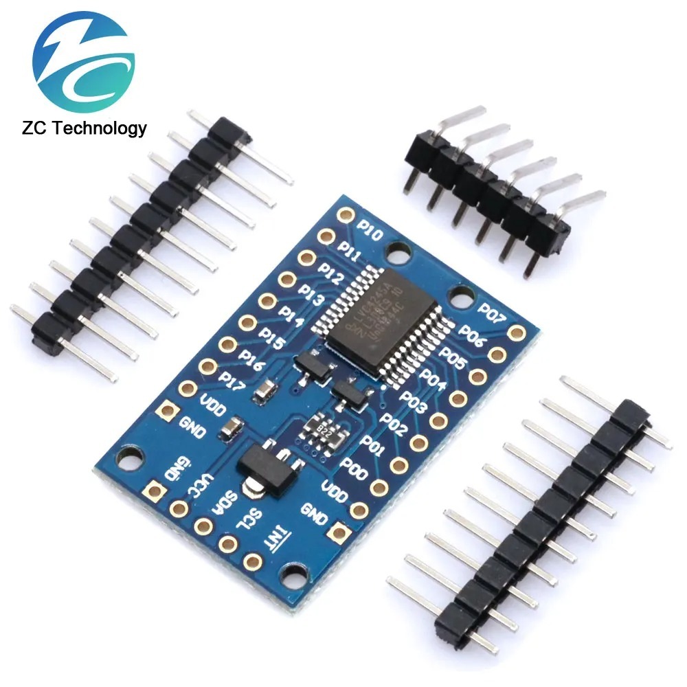 Módulo Expansor PCF8575 IO I2C Para Circuitos Integrados 16IO arduino ...