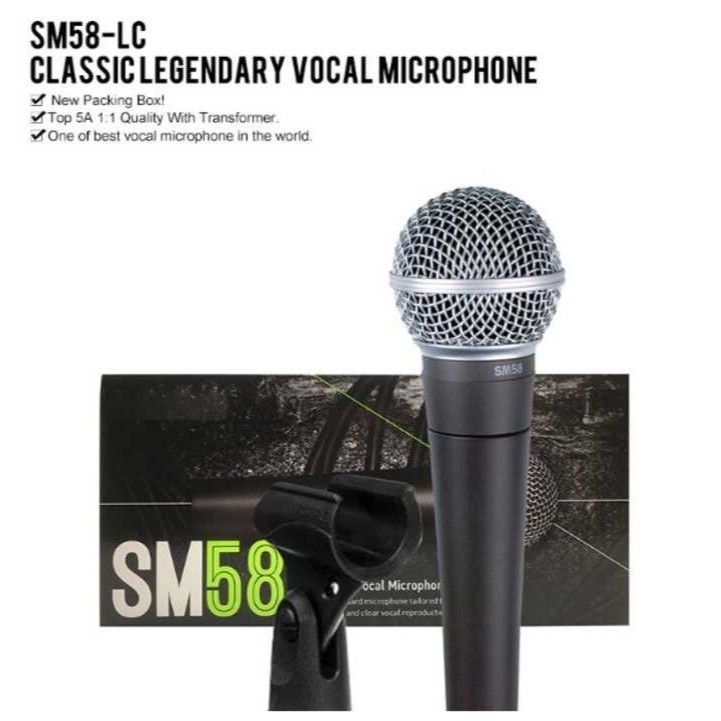 Microfone Vocal Shure Sm58 Original | Shopee Brasil