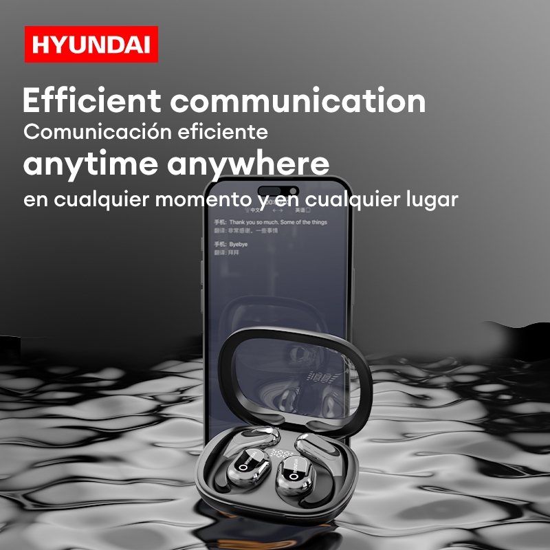 Lenovo Hyundai HY-Y16 Bluetooth Fone De Ouvido AI Tradução