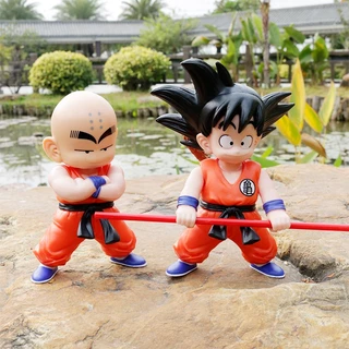 1 Pçs 13-14cm Dragon Ball Z Anime Figura Kuririn Son Goku Tartaruga Escola Q Versão PVC Figuras De Ação Modelo Desktop D