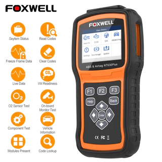 Foxwell NT630 Plus OBD2 Scanner Ferramenta De Diagnóstico Leitor De Código De Carro SRS ABS Bleeding SAS Oil EPB