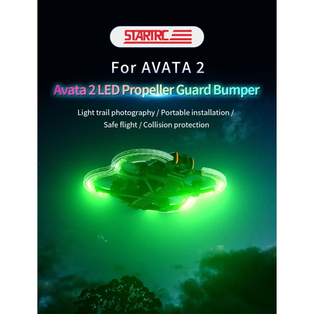 STARTRC LED Propeller Guard Para DJI AVATA 2 Acessórios Luminosos De ...
