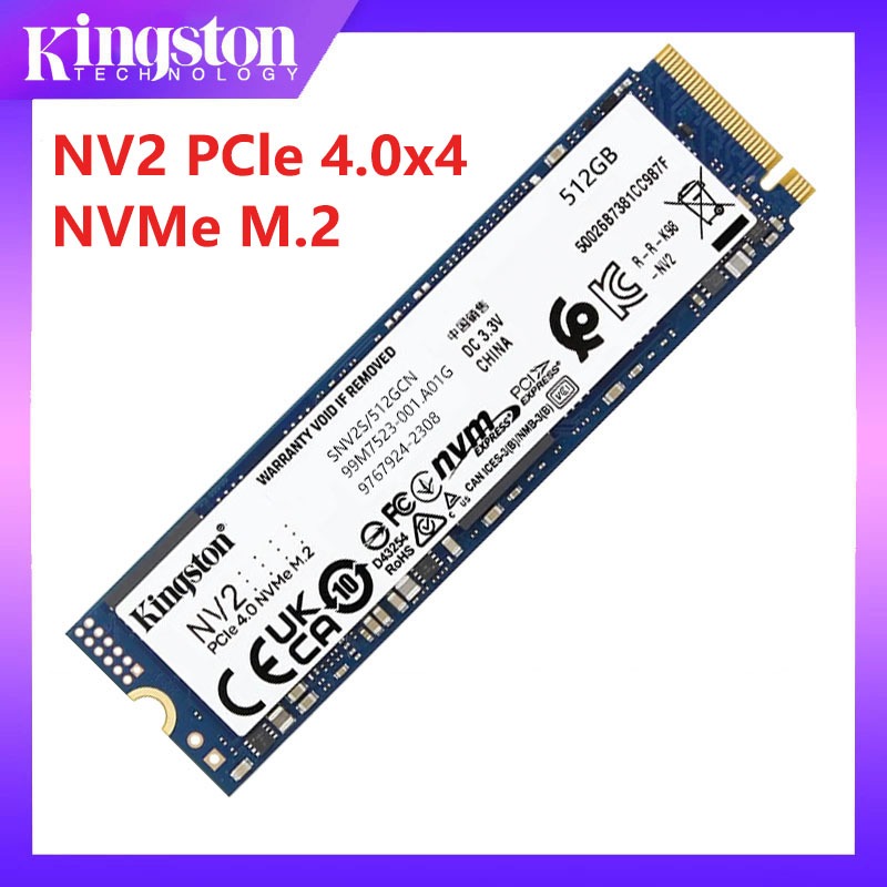 Unidade de estado sólido Kingston M.2 SSD NVMe 256 GB 512 GB 2280 PCIe4.0 X4, adequada para disco rígido interno