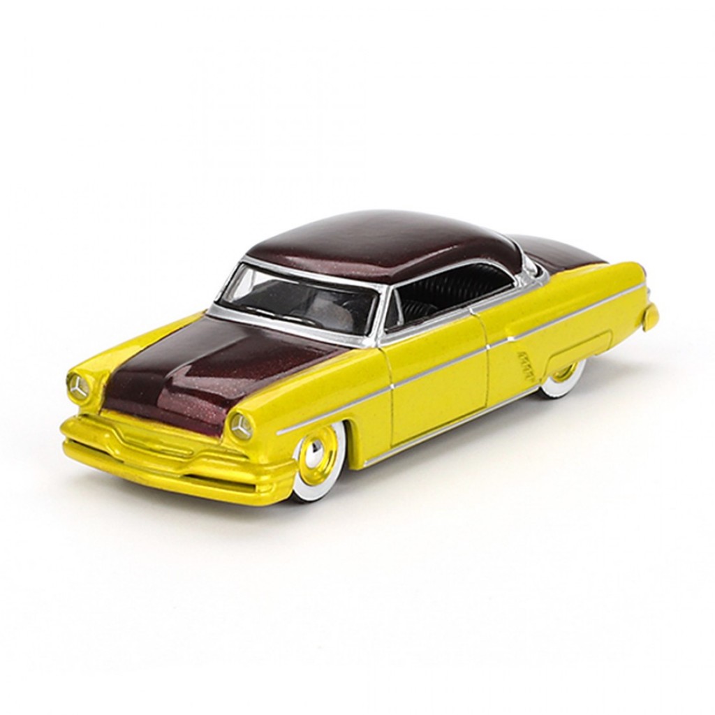 Mini GT MGT00794-L 794 1/64 Lincoln Capri Hot Rod 1954 Amarelo