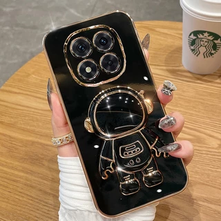 Xiaomi Redmi Note 14 4G 5G Redmi Note 14 Pro plus 5G 14CSilicone Caso Macio Capa Invólucro Astronauta Suporte capinha