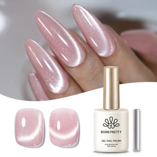 BORN PRETTY Milky Pink Cat Magnético Eye Gel Esmalte Glitter Brilhante Verniz UV 15ml em Oferta na Shopee