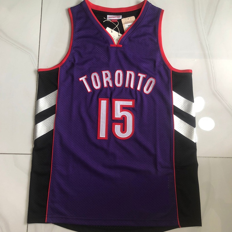 Camisa Masculina Toronto Raptors Vince Carter 1999-00 Hardwood Classics ...