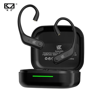 KZ AN01 Fone De Ouvido Sem Fio Atualização Cabo Gancho Bluetooth5.4 C-Pin Suporte Redução Ruído Ativo LDAC HD Decodifica