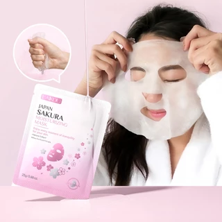 LAIKOU Sakura Máscara Hidratante Folha Hidratação Profunda Iluminando Apertar Poros 25g em Oferta na Shopee
