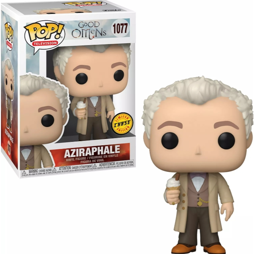 Funko Pop 1077 Good Omens AZIRAPHALE Coleção De Bonecos De Ação De