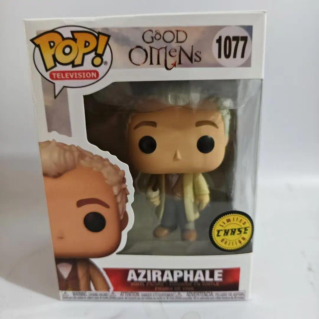 Funko Pop 1077 Good Omens AZIRAPHALE Coleção De Bonecos De Ação De
