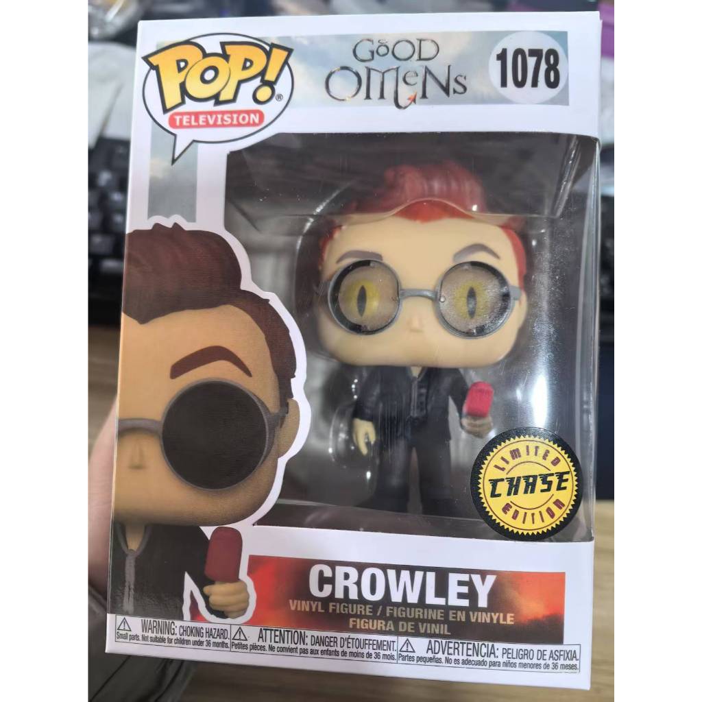 Funko Pop 1077 Good Omens AZIRAPHALE Coleção De Bonecos De Ação De