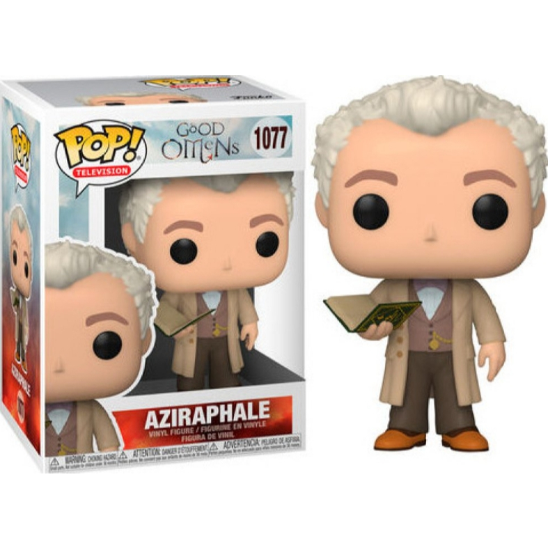Funko Pop 1077 Good Omens AZIRAPHALE Coleção De Bonecos De Ação De