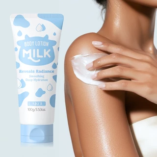 LAIKOU Leite Loção Corporal Suavizante Pele Hidratação Profunda Hidratante Glow Radiance 100g em Oferta na Shopee
