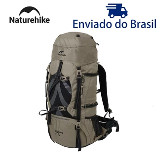Naturehike Mochila Caminhadas Ao Ar Livre Saco De Viagem Grande Capacidade 70L Montanhismo Acampamento Sistema Suporte N