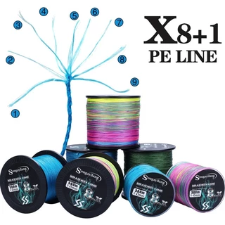 Linha De Pesca Trançada Pe De Nove Fios Super Forte Sougayilang-Colorida (300M)